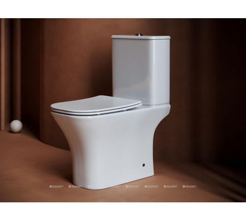 Чаша унитаза напольная Ceramica Nova Alfa Rimless безободковая CN9002-B