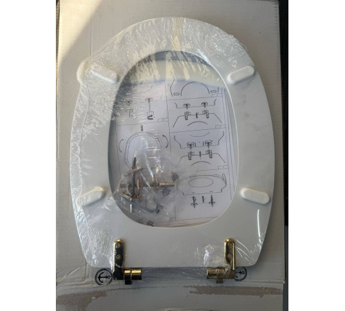 Сиденье для унитаза Villeroy & Boch Verity Line альпийский белый (поврежденный) 8M19S101