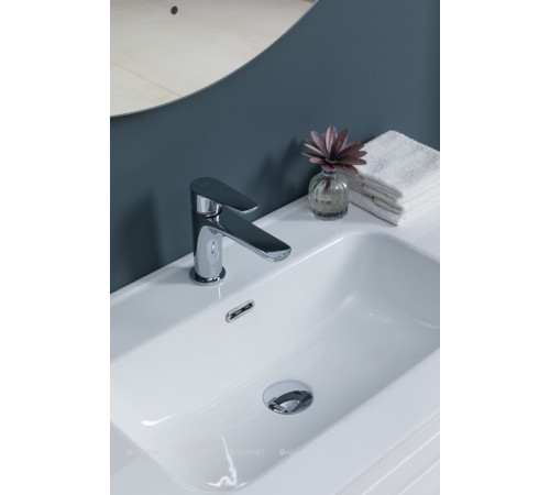 Тумба с раковиной Aquanet Бостон new 100 (Flat) белый сатин 00345363