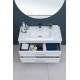 Тумба с раковиной Aquanet Бостон new 100 (Flat) белый сатин 00345363