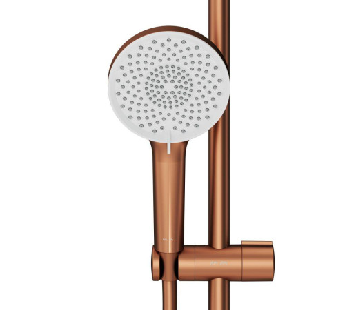 Душевая система AM.PM X-Joy с термостатом розовое золото F0785A544