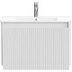 Тумба под раковину Allen Brau GRAVITY 80 1 ящик с фрезеровкой белый матовый 1.370017.WM