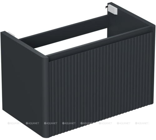 Тумба под раковину Allen Brau GRAVITY 80 1 ящик с фрезеровкой антрацит матовый 1.370017.AM