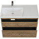 Тумба под раковину Aquanet Nova Lite 2.0 100 L 2 ящика дуб рустикальный 00346320