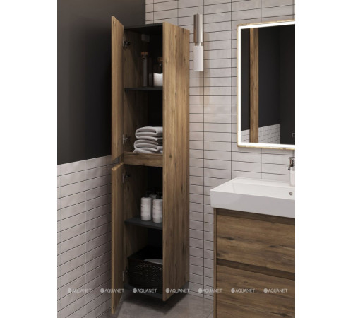 Шкаф-пенал Aquanet Nova Lite 2.0 35 дуб рустикальный 00346351