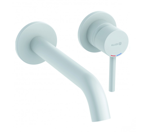 Смеситель для раковины Kludi BOZZ встраиваемый белый матовый 382455376