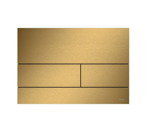 Панель смыва для унитаза TECE TECEsquare II металлическая PVD Brushed Gold Optic 9240847