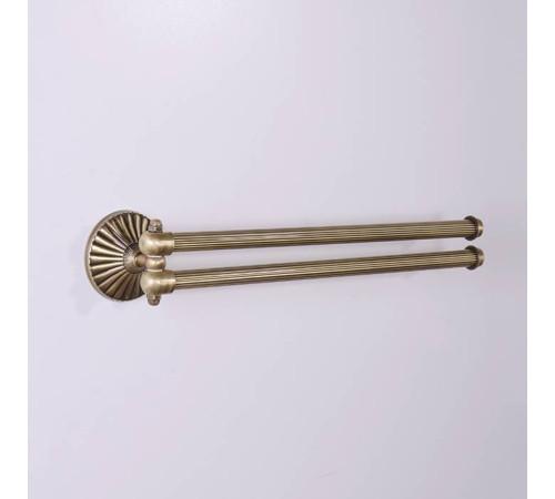 Полотенцедержатель Tiffany World Retro Opal вращающийся двойной 41.5 см бронза TWOP013br