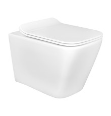 Унитаз подвесной безободковый Aquatek Дельта 480х350х320 мм с сиденьем микролифт AQ1911-00