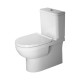 Унитаз-моноблок Duravit DuraStyle basic 36.5х65 см безободковый универсальный выпуск 21820900002/0941100005