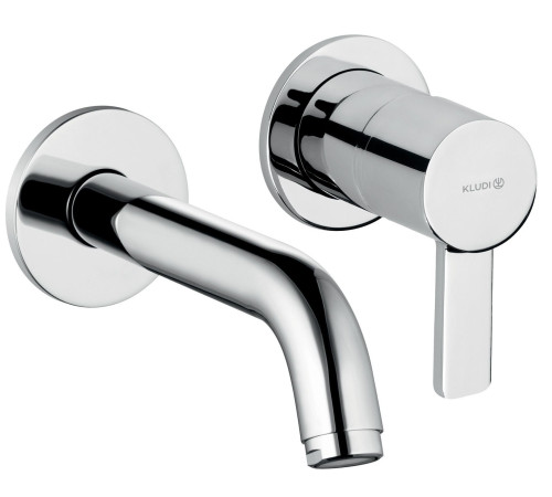 Смеситель для раковины Kludi Zenta 180 мм настенный внешняя часть 382440575