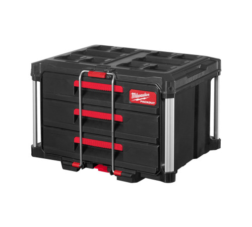Ящик для инструментов Milwaukee PACKOUT с 3-мя выдвижными отсеками 4932472130