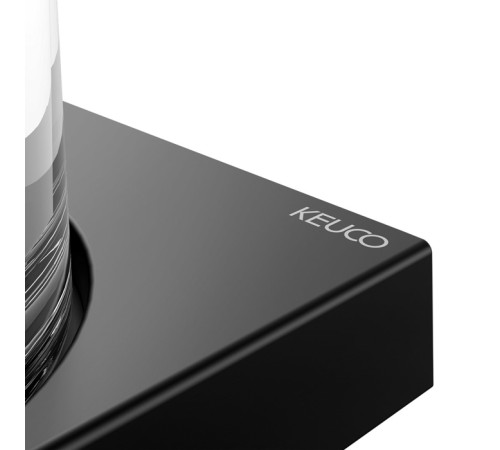 Стакан Keuco Edition 11 подвесной хрустальный черный матовый 11150379000