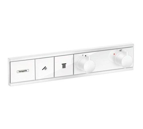 Термостат hansgrohe RainSelect скрытого монтажа для 2 потребителей матовый белый 15380700