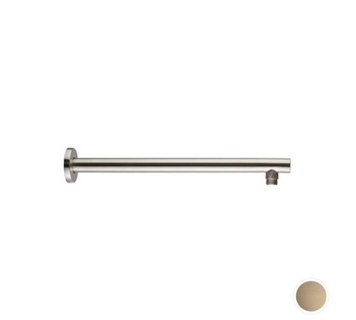 Кронштейн для верхнего душа Newform X-STEEL 316 настенный 350 мм G1/2 цвет PVD Brushed pale gold 29390X.59.098