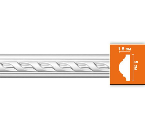 Молдинг с рисунком DECOMASTER 98061F гибкий 52х21х2400 мм 98061F