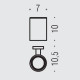 Стакан для зубных щеток подвесной Colombo Design Plus хром W4902.CR
