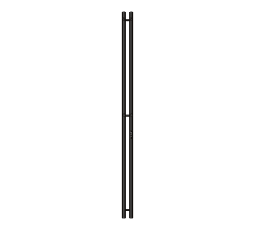 Полотенцесушитель электрический Primoclima Sol R C E Black 1500x60 мм 2 секции PCSolRCEBlack15062