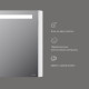 Зеркальный шкаф с подсветкой AM.PM Inspire V2.0 80 см левый белый глянец M30MCL0801WG