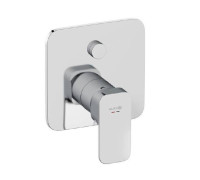 Смеситель для душа Kludi Renon встраиваемый с переключателем PUSH SWITCH черный матовый 427593975