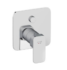 Смеситель для душа Kludi Renon встраиваемый с переключателем PUSH SWITCH черный матовый 427593975