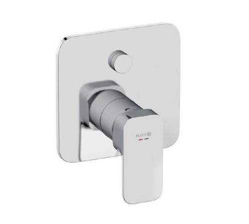 Смеситель для душа Kludi Renon встраиваемый с переключателем PUSH SWITCH черный матовый 427593975