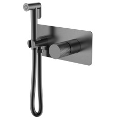 Гигиенический душ со смесителем Boheme Stick Touch встраиваемый оружейный металл 127-GM.2