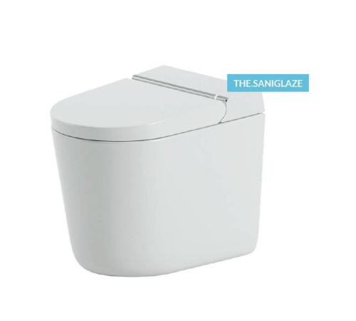 Унитаз-биде напольный Artceram Hype 38х59 см безободковый белый KHYV002 01 00