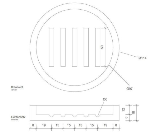 Мыльница Decor Walther Stone SA настольная белый 0973450