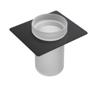 Стакан для зубных щеток подвесной Boheme Space стеклянный черный 10966-B-TUM