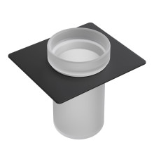 Стакан для зубных щеток подвесной Boheme Space стеклянный черный 10966-B-TUM