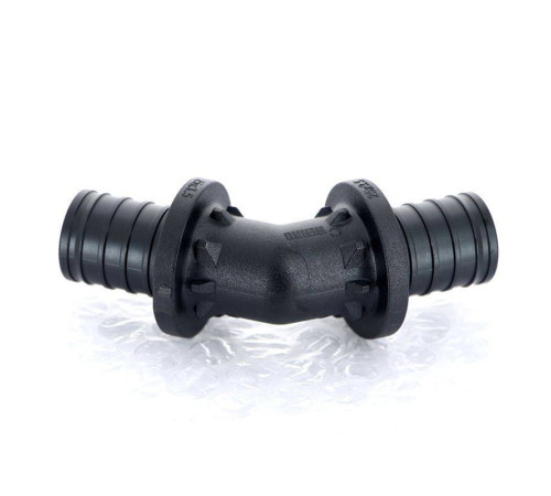 Угольник 45 градусов REHAU Rautitan PX надвижной полимерный 25 мм 160053