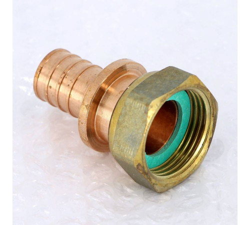 Муфта с накидной гайкой Rehau Rautitan RX+ 25х1 бронза 456340