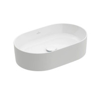Раковина накладная Villeroy & Boch Collaro 560х360х145 мм CeramicPlus Stone White 4A1956RW