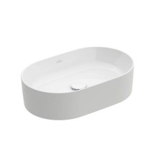 Раковина накладная Villeroy & Boch Collaro 560х360х145 мм CeramicPlus Stone White 4A1956RW