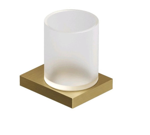 Держатель со стаканом Kludi VELA C Brushed Gold 31975N0