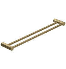 Держатель для полотенец двойной Kludi Vela R 600 мм матовое золото 58988N0