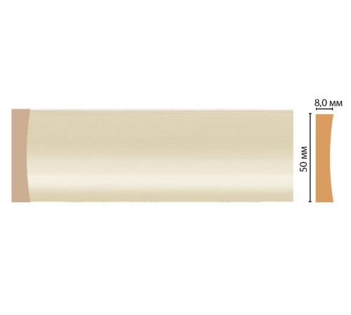 Молдинг DECOMASTER 50х8х2400 мм D045-61