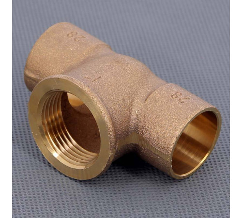 Тройник бронзовый под пайку Viega 28х1 ВР 258955