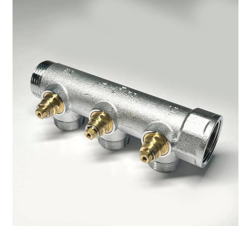 Коллектор регулирующий FAR 3 выхода 1 x 3/4 HP-BP Евроконус 45 мм 414C4330