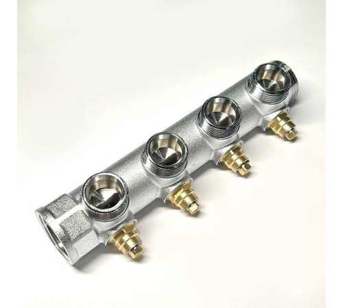 Коллектор регулирующий FAR 4 выхода 1 x 3/4 HP-BP Евроконус 45 мм 414C4340