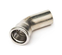 Отвод 45° SANHA NiroPress AISI 304L ВПр-НПр 54 мм 69104054.3