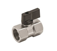 Кран шаровой ELSEN MINI полнопроходной прямой 1/2 ВВ PN 40 ручка-бабочка EV92.1212