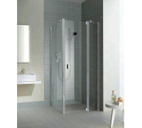 Душевой угол Kermi Raya 100x80x200 см петли справа глянцевое серебро прозрачное стекло RA 1GR 10020VAK / RA TWD 08020VAK