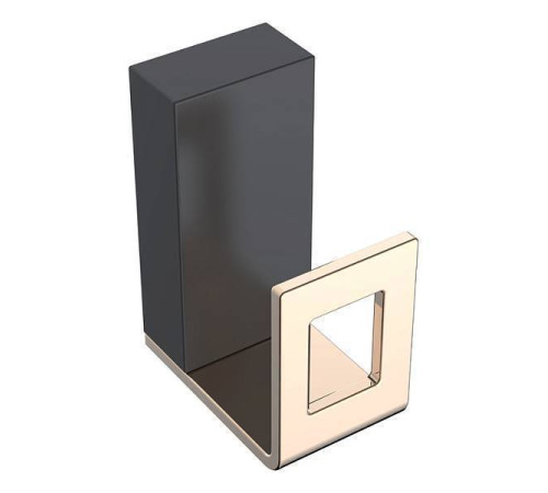 Крючок для ванной подвесной Boheme Q золото/черный 10946-G-B