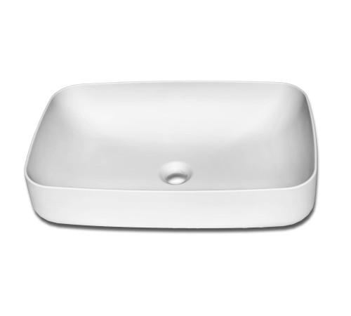 Раковина накладная Kerasan Tribeca 60х38 см без отверстия белый матовый 514130