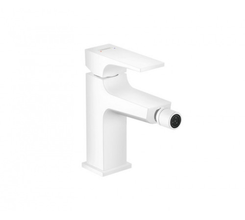 Смеситель для биде Hansgrohe Metropol Push-Open белый матовый 32520700