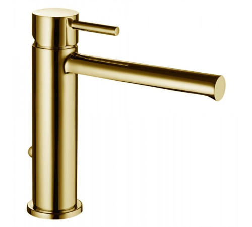 Смеситель для раковины BOSSINI OKI с донным клапаном золото Z005301.021