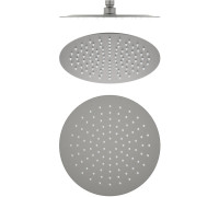 Верхний душ Aquanet AQ2073BGM круглый 250х2 мм оружейная сталь AQ2073BGM