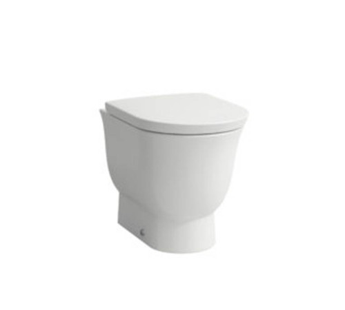 Унитаз напольный безободковый Laufen The New Classic 53х37х43 см универсальный выпуск белый 8.2385.1.000.000.1